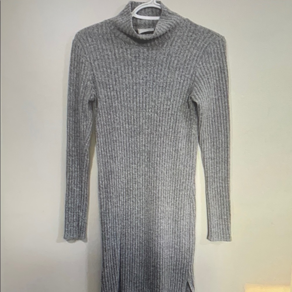 Wilfred Gray Long Sleeve Dress